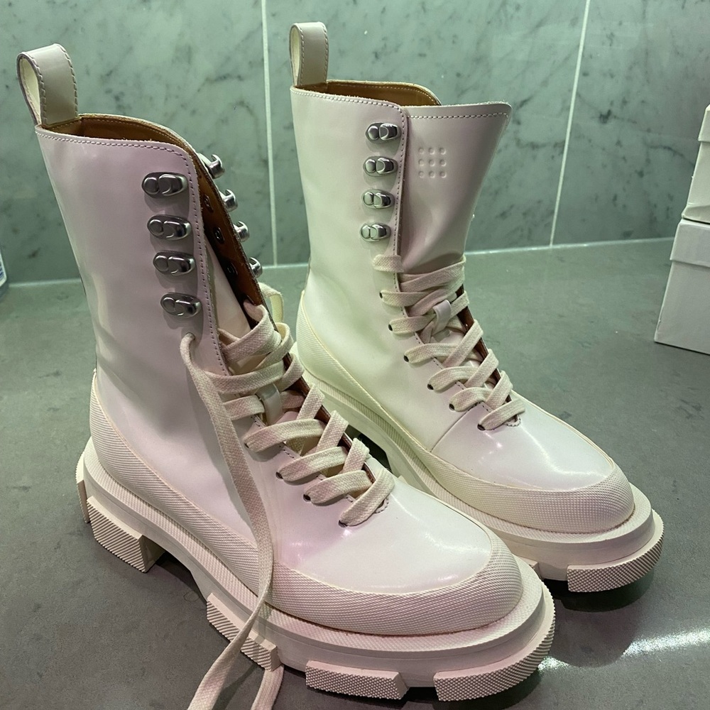 BOTH White boots